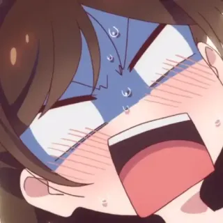 👼 Anime, Manga, Impactado, Emoción, Dibujos animados, Chica telegram sticker