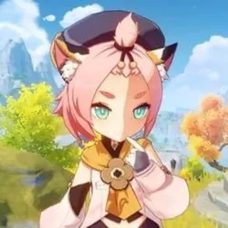 🥺 Diona Genshin Impact anime, cat, cute, girl, video game, Diona, Genshin Impact telegram sticker
