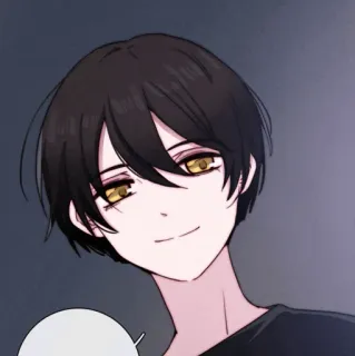 🍷 anime, manga, cartoon, portrait, character, illustration telegram sticker