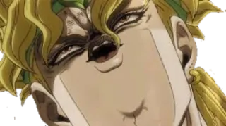 🙃 Dio Brando JoJo's Bizarre Adventure อนิเมะ, มังงะ, ดิโอ, โจโจ้, โจโจ้ ล่าข้ามศตวรรษ telegram sticker