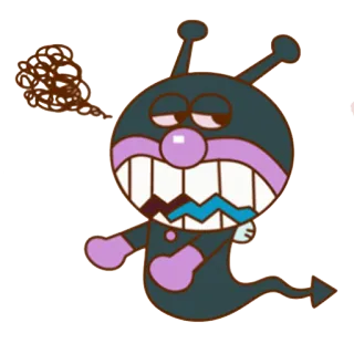 😨 Baikinman Anpanman Baikinman, Anpanman, Anime, Kartun, Penjahat, Karakter telegram sticker