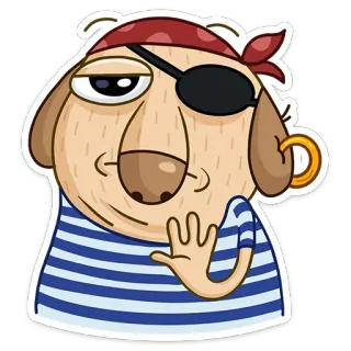 Пират Дигги (@TgSticker) telegram stickers