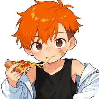 🍕 Hinata Shoyo Haikyu!! telegram sticker