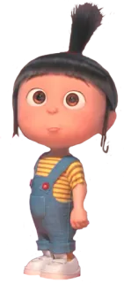 😳 Agnes Despicable Me dessin animé, fille, mignon, personnage, animation telegram sticker