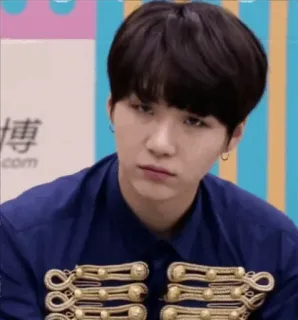 😐 kpop, idol, zanger, muziek, boyband, min yoongi, bts telegram sticker