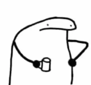 🥛 stick figure, meme, drinking, beverage telegram sticker