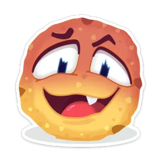 😡 cartoon, character, funny, cute, mascot telegram sticker
