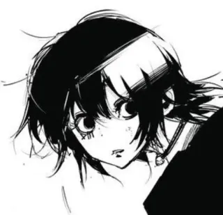 ⛓ anime, manga, portrait, girl, art telegram sticker
