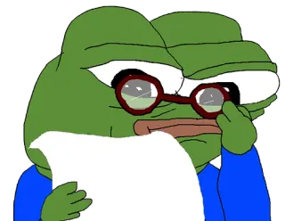 🐸 Pepe the Frog pepe, rana, meme, meme de internet, dibujo animado, emoticono telegram sticker