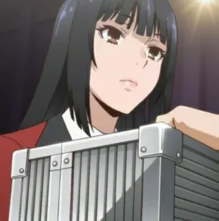 💸 Yumeko Jabami Kakegurui Anime, Kakegurui, Yumeko Jabami, Jeux de hasard, Personnage whatsapp sticker