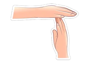 ✋ time out, gesture, hands, stop telegram sticker