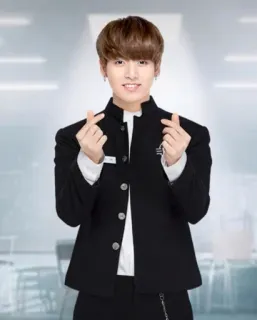 ❤️ Jungkook K-Pop, Koreanisch, Sänger, BTS, Jungkook, Idol telegram sticker