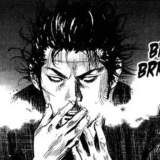🤍 BR
BR Manga, Rauchen, Monochrom, Charakter, Zeichnung telegram sticker