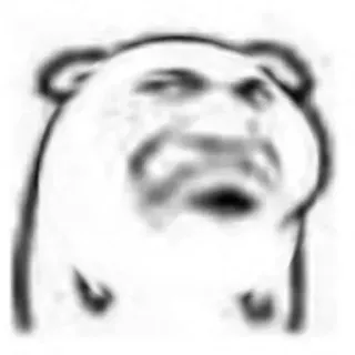 🤔 bear, meme, funny, animal, internet telegram sticker