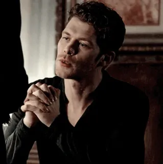 🥐 Klaus Mikaelson The Vampire Diaries homme, portrait, vampire diaries, klaus mikaelson, joseph morgan, série tv, drame telegram sticker