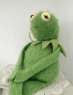 🌟 Kermit Kermit der Frosch, Muppets, Frosch, Puppe, grün whatsapp sticker