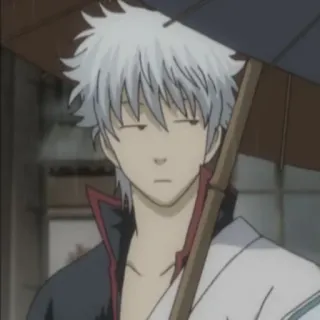 💀 Gintoki Sakata Gintama Аниме, Манга, Гинтама, Гинтоки, Саката Гинтоки whatsapp sticker