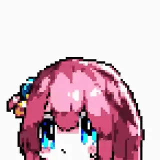 😆 Anime, Pixel art, Słodkie, Postać, Kreskówka telegram sticker
