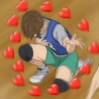 ❤️ Anime, Corações, Amor, Afeição, Emocional, Desenho animado telegram sticker