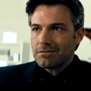 😏 Bruce Wayne man, portrait, face, batman, DC comics, ben affleck telegram sticker