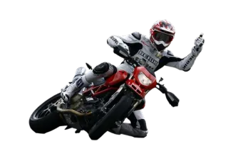 👍 moto, motard, geste, motard, sport whatsapp sticker