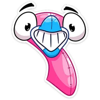 ☺️ cartoon, funny, character, animation whatsapp sticker