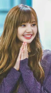 😃 Lisa Лиса, Blackpink, айдол, певица, K-pop, знаменитость telegram sticker