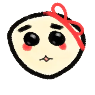 🐣 gezicht, sticker, cartoon, tekening, schattig, simpel telegram sticker