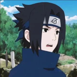 😒 Sasuke Uchiha Naruto Sasuke, Uchiha, Naruto, anime, manga, ninja telegram sticker