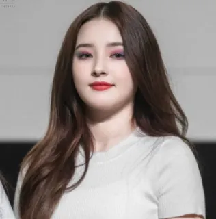 🧚‍♀ Nancy wanita, kecantikan, selebriti, asia, kpop, makeup whatsapp sticker