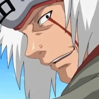 🌫 Jiraiya Naruto Anime, Jiraiya, Naruto, Personaje, Manga telegram sticker