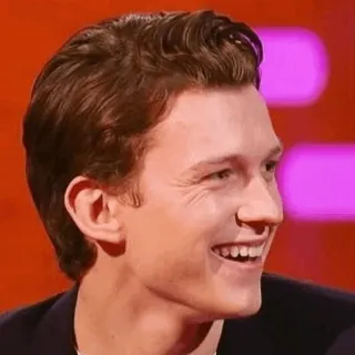 ⚙ tom holland, actor, celebridad, retrato, sonrisa whatsapp sticker