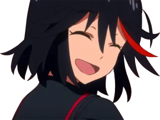 😄 Ryuko Matoi Kill la Kill Anime, Ragazza, Kill la Kill, Ryuko Matoi whatsapp sticker