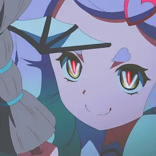 😏 anime, girl, cartoon, character, illustration telegram sticker