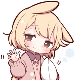 👋 애니메이션, 치비, 귀여운, 만화, 만화, 캐릭터, 카와이 telegram sticker