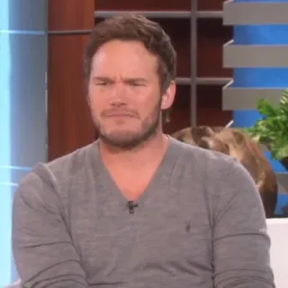 🐁 Chris Pratt Chris Pratt, aktor, selebriti, pria, potret telegram sticker