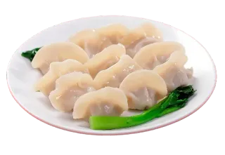 😃 pierogi, jedzenie, kuchnia azjatycka, talerz, gotowanie telegram sticker
