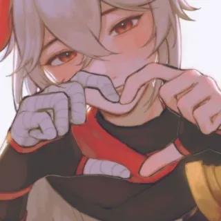 ❤️ Kaedehara Kazuha Genshin Impact 动漫, 游戏, 原神, 枫原万叶 telegram sticker