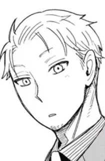 😕 Loid Forger Spy x Family Anime, Spy x Family, Loid Forger, Manga, Charakter, Forger telegram sticker