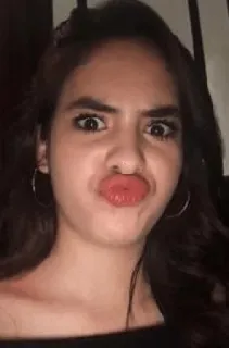 💞 Селфи, Женщина, Лицо, Выражение лица, Портрет whatsapp sticker