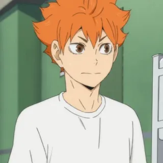 ☀️ Hinata Shoyo Haikyuu!! anime, volleyball, sports, character, Hinata telegram sticker