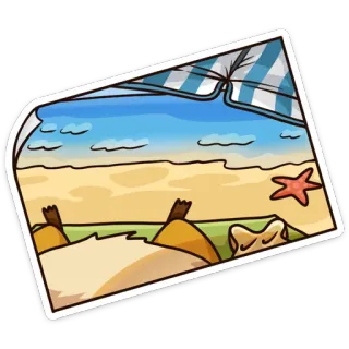 Лето с Сеней @TgSticker telegram stickers