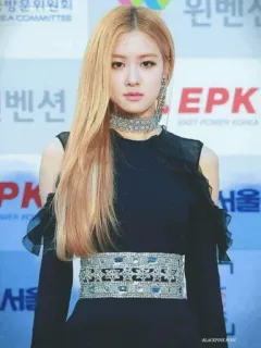 🕊 Rosé Rosé, Blackpink, zangeres, K-pop, beroemdheid whatsapp sticker