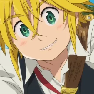 🥠 Meliodas Seven Deadly Sins アニメ, メリオダス, 七つの大罪, マンガ, キャラクター whatsapp sticker