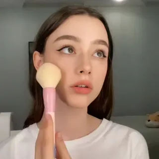 🌷 Make-up, Schönheit, Kosmetik, Frau, Gesicht, Pinsel telegram sticker