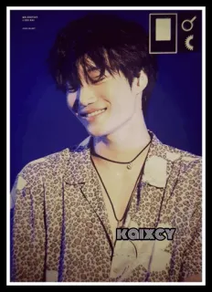 😅 KAIXCY kpop, person, smile, man, singer, music telegram sticker