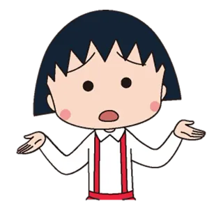 😓 漫画, キャラクター, イラスト, 女性, 女の子, 混乱 telegram sticker
