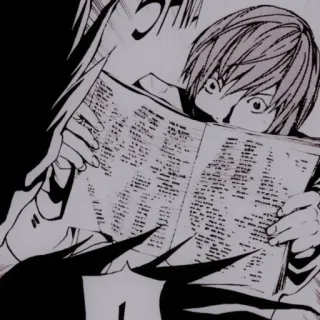 🕷 Light Yagami Death Note Anime, Manga, Death Note, Light Yagami, Personaggio, Intellettuale, Studioso telegram sticker