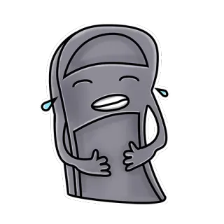 😂 卡通, 手指, 拇指, 表情符号, 笑, 哭 whatsapp sticker