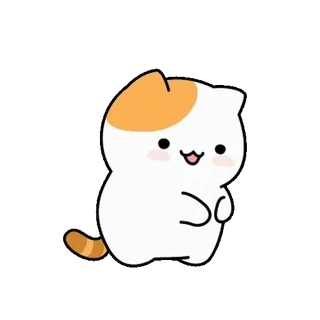 💬 gato, animal, lindo, dibujo animado, gatito, kawaii, mascota telegram sticker